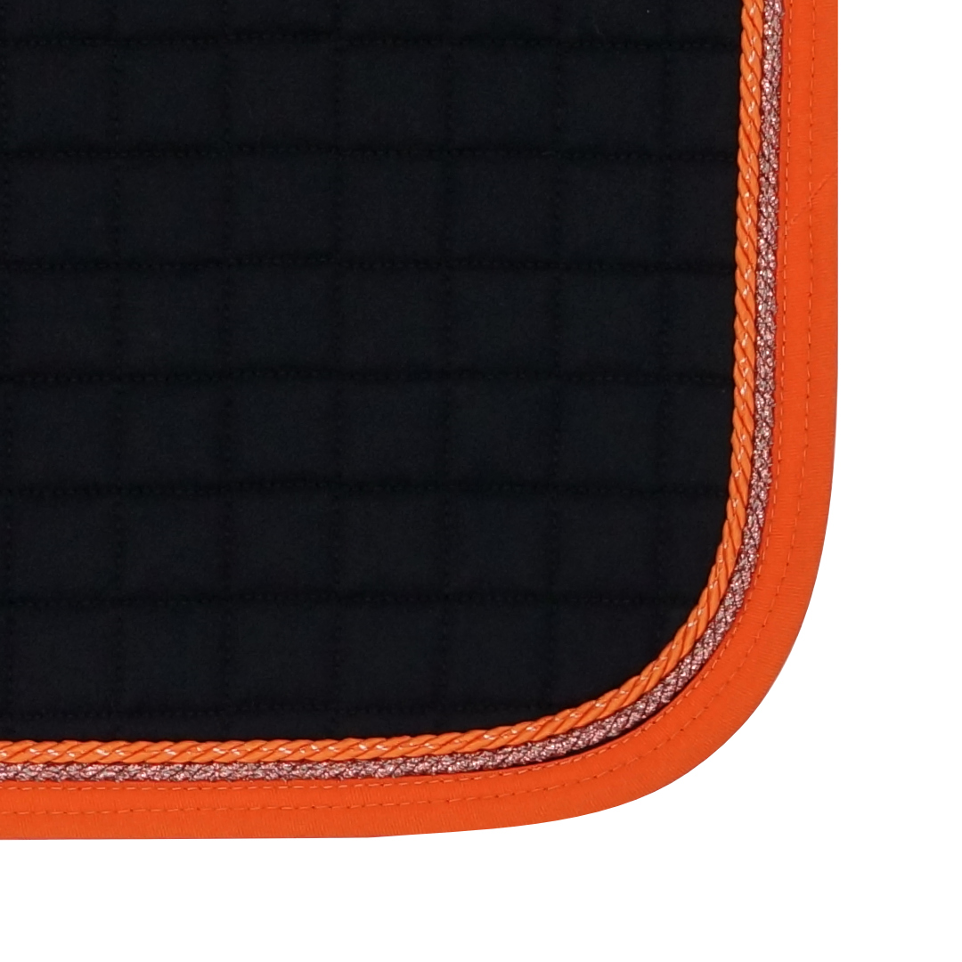 Dressyrschabrak Svart DD, orange/koppar - 4