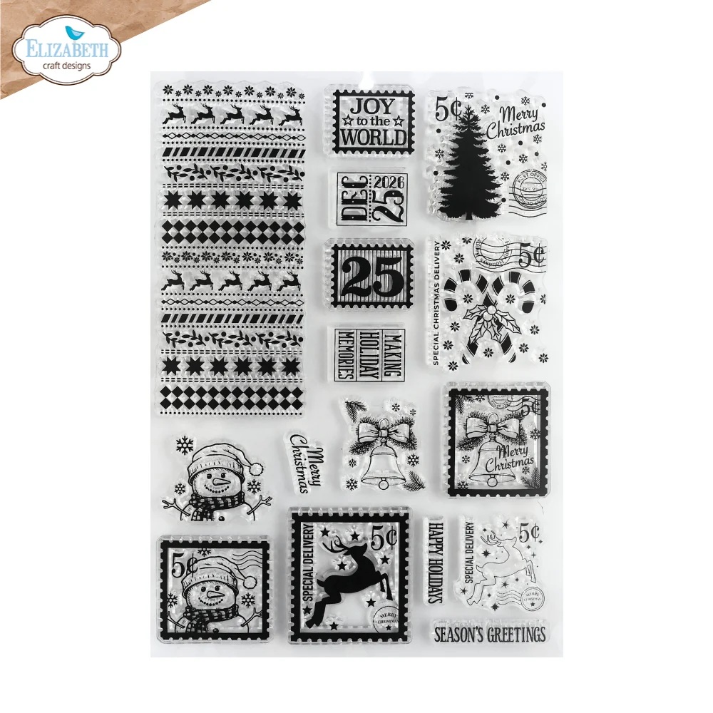 Elizabeth - Clear stamps - Seasonal Postage - 2