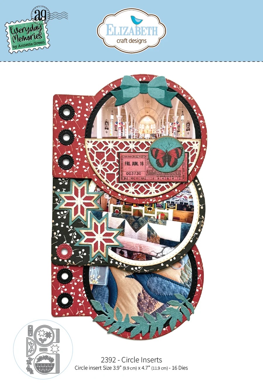 Elizabeth - Dies - Circle Inserts