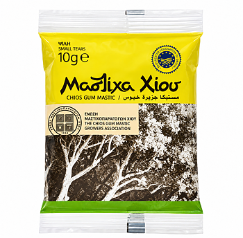 Chios Mastiha Small Tears P.D.O. – Mastix från Chios 10 g, grön