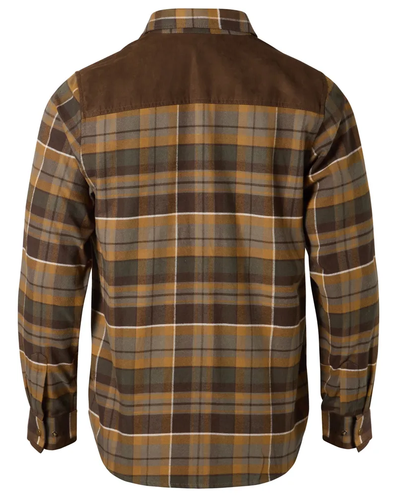 Pinewood Prestwick Exclusive Skjorta Dam  D.Brown/D.Sandstone - 2