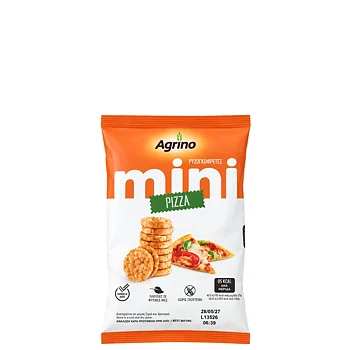 Mini-Riskakor med Pizzasmak 50 g  Grekiska 