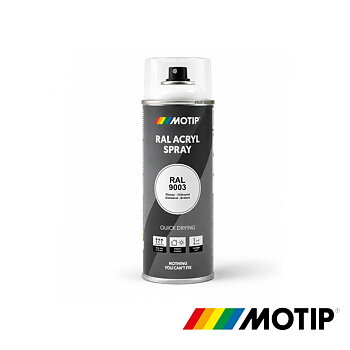 MOTIP Paint, Ross/Shasta White, 400 ml, for Honda MT50l