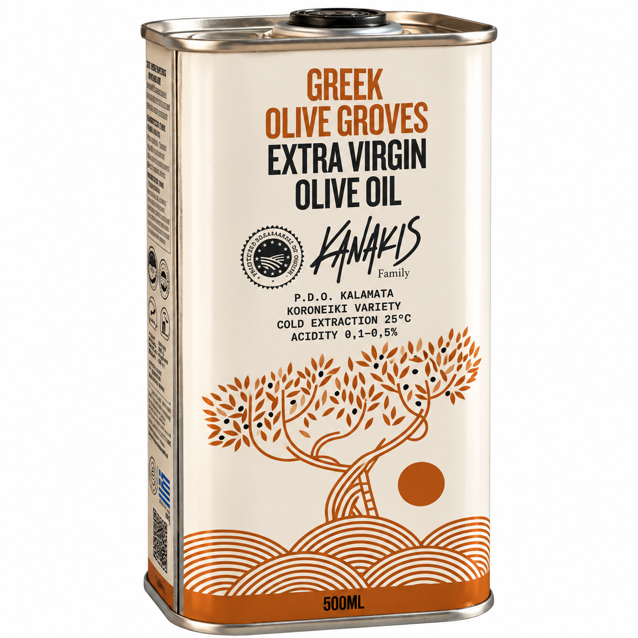 Kanakis Extra Virgin Olive Oil P.D.O. Kalamata 500 ml