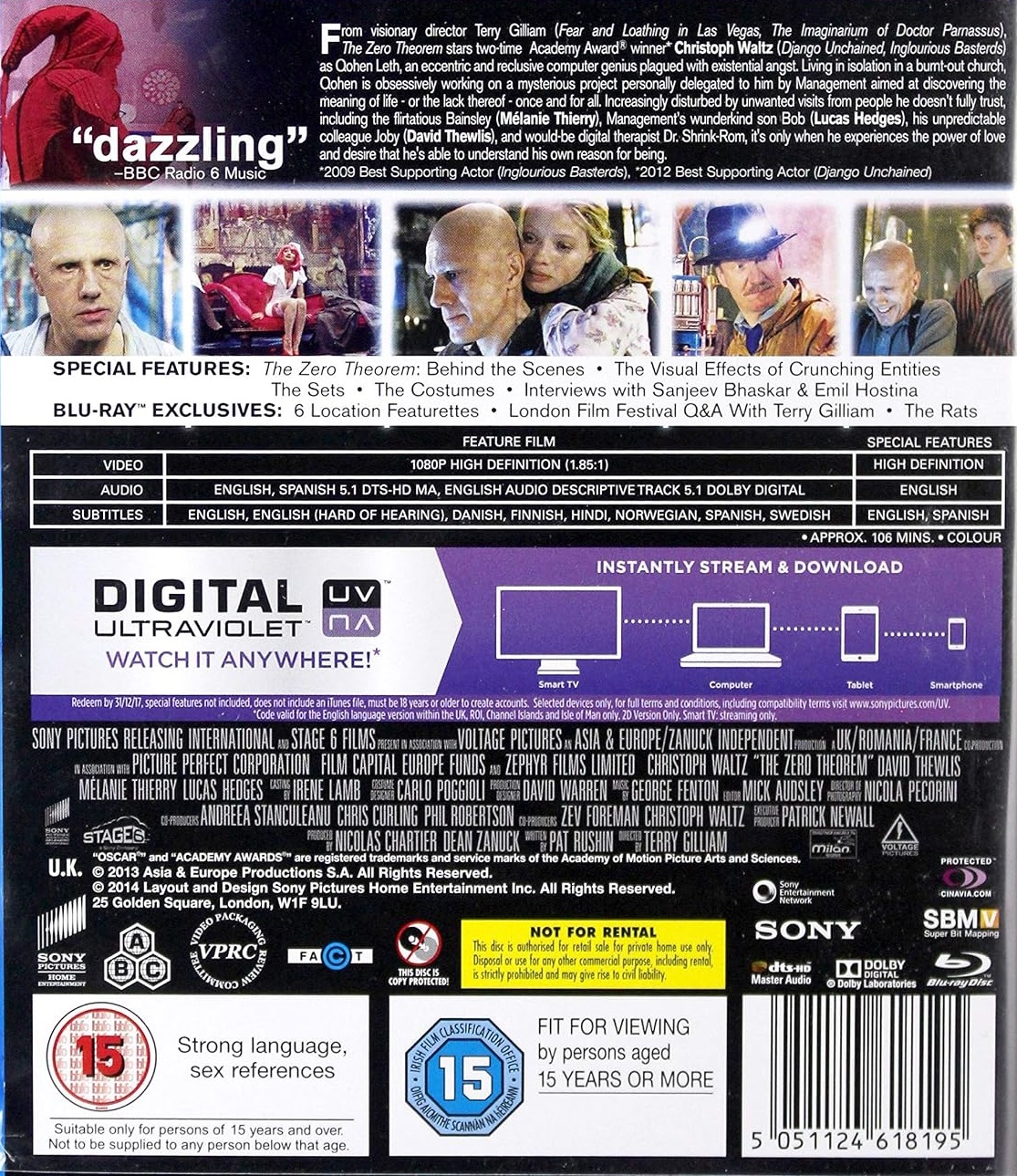 The Zero Theorem (Blu-ray) - 2