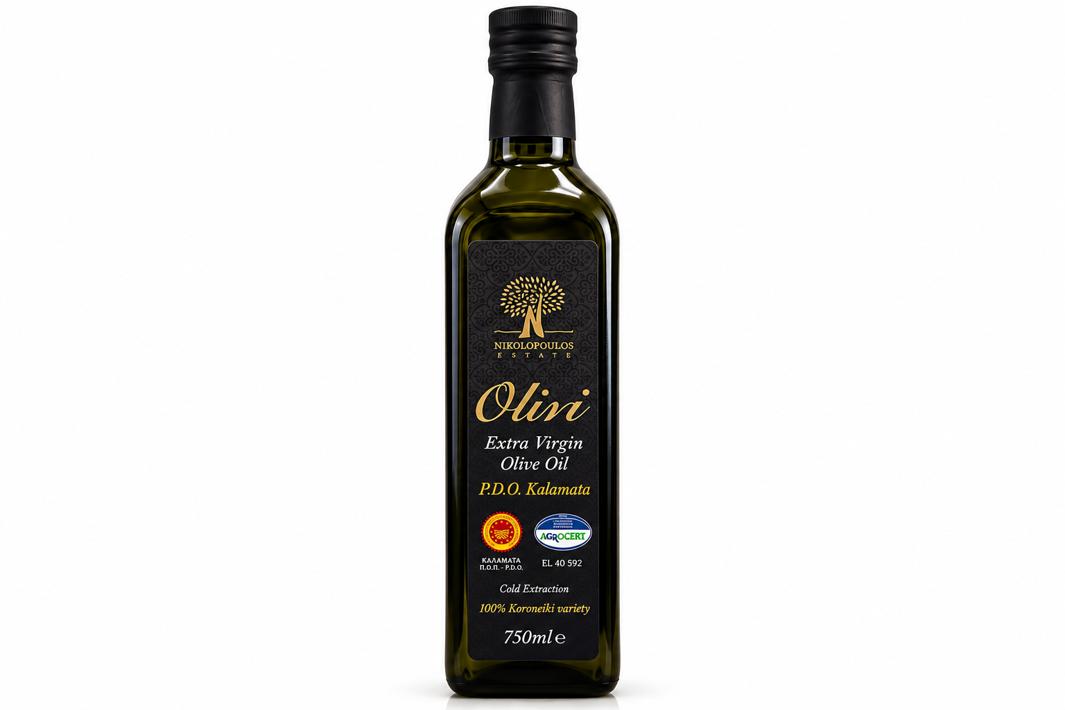 Olivi P.D.O. Kalamata Extra Virgin Olive Oil 750 ml