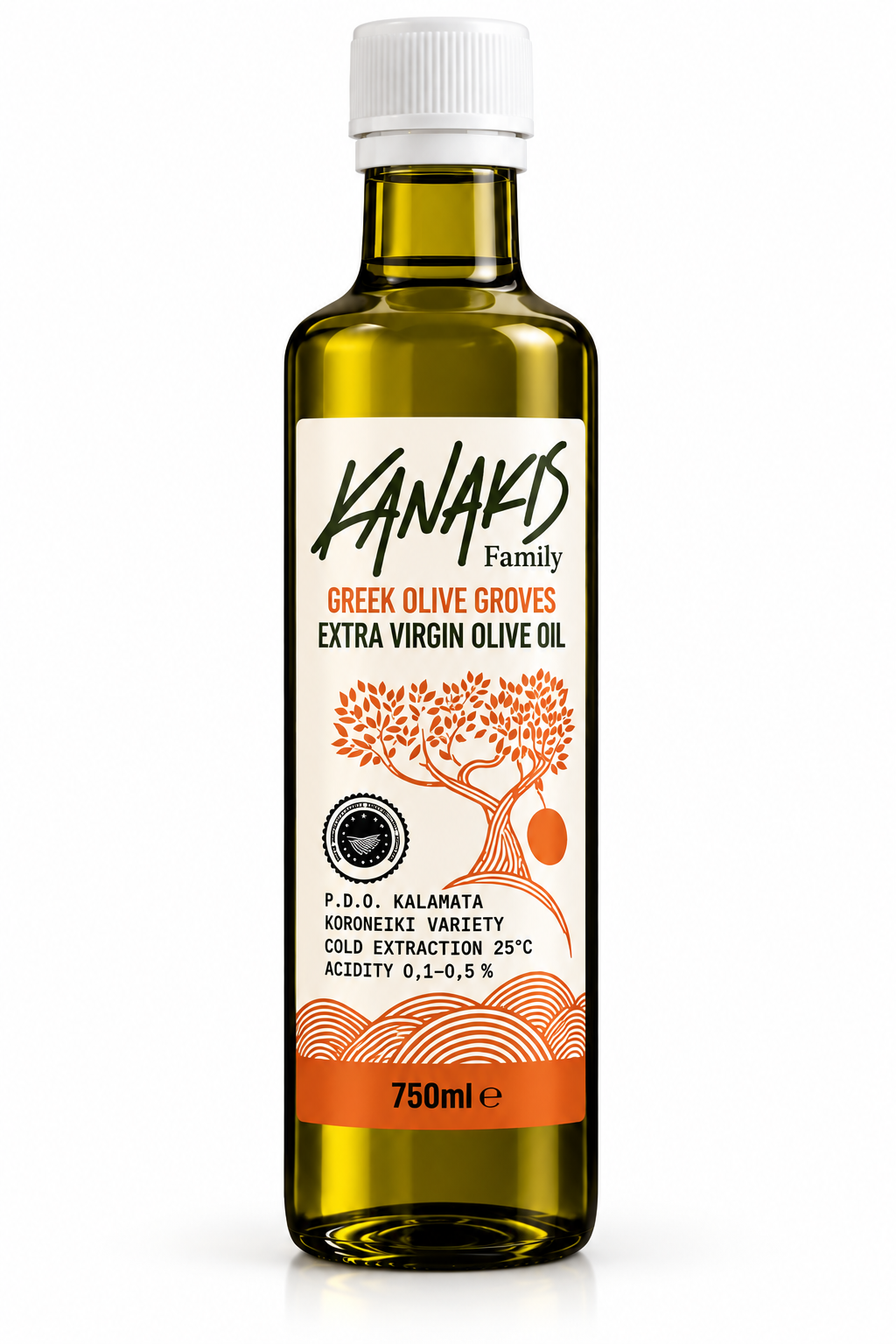 Kanakis Extra Virgin Olive Oil P.D.O. Kalamata 750 ml