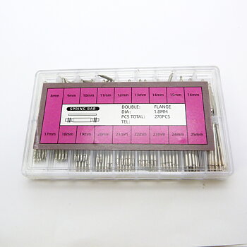 Sortiment med 1,8 mm bandstift, 270 st 