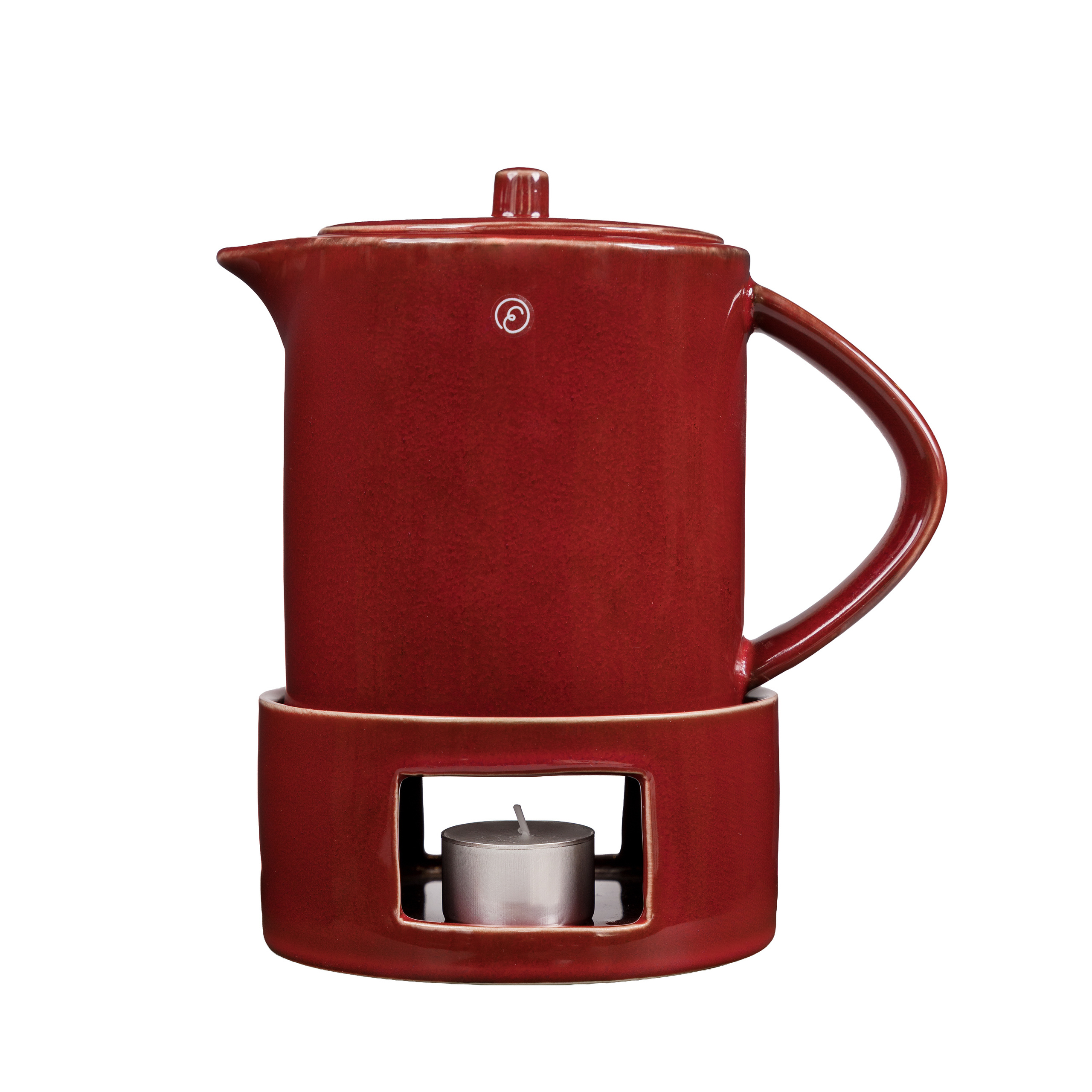 Glöggkanna Med Värmare ERNST - Röd - 3