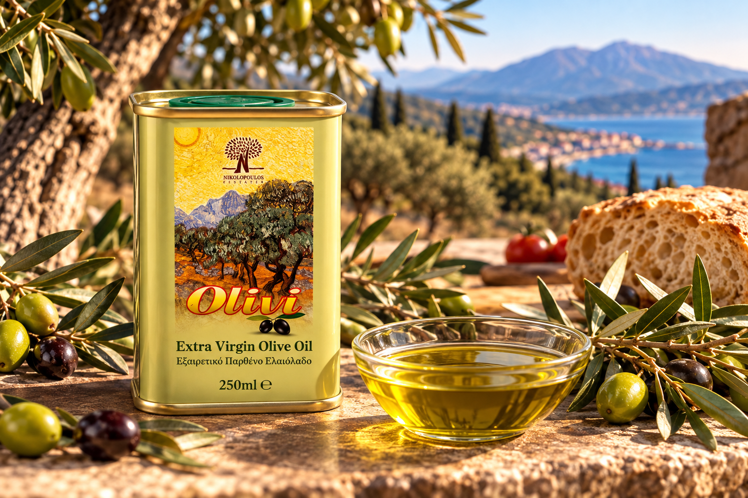 Olivi Extra Virgin Olive Oil Koroneiki 250 ml - 4