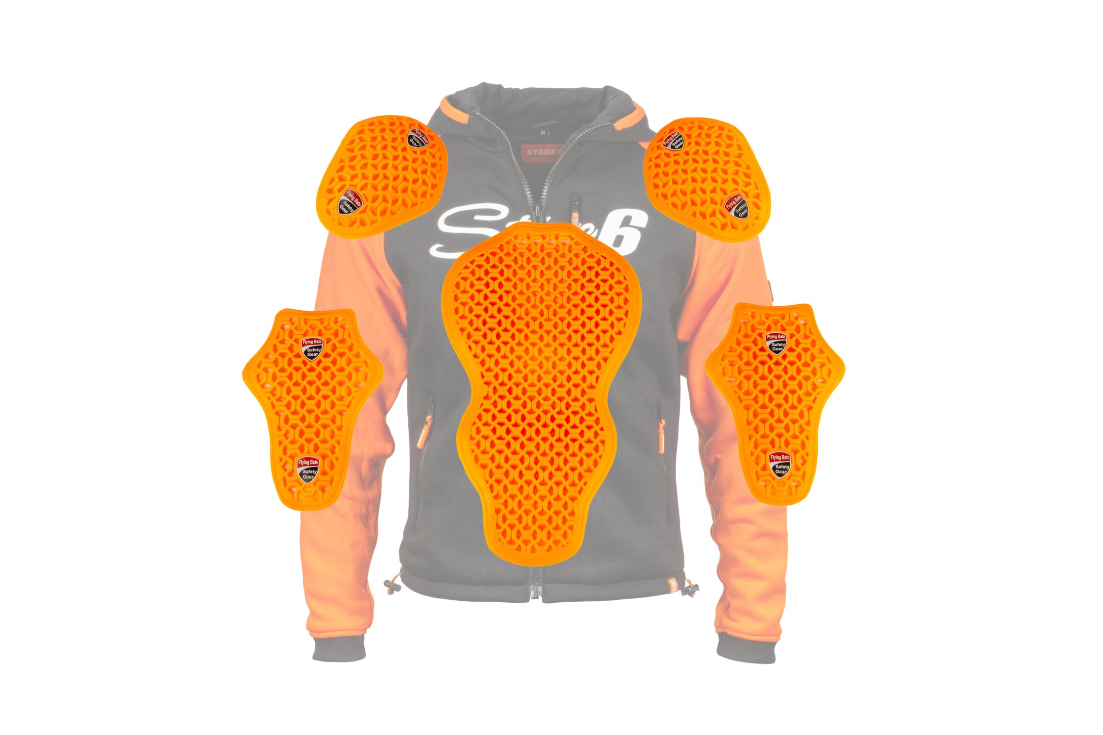 inner protectors for Stage6 Motorcycle Hoodie - 3
