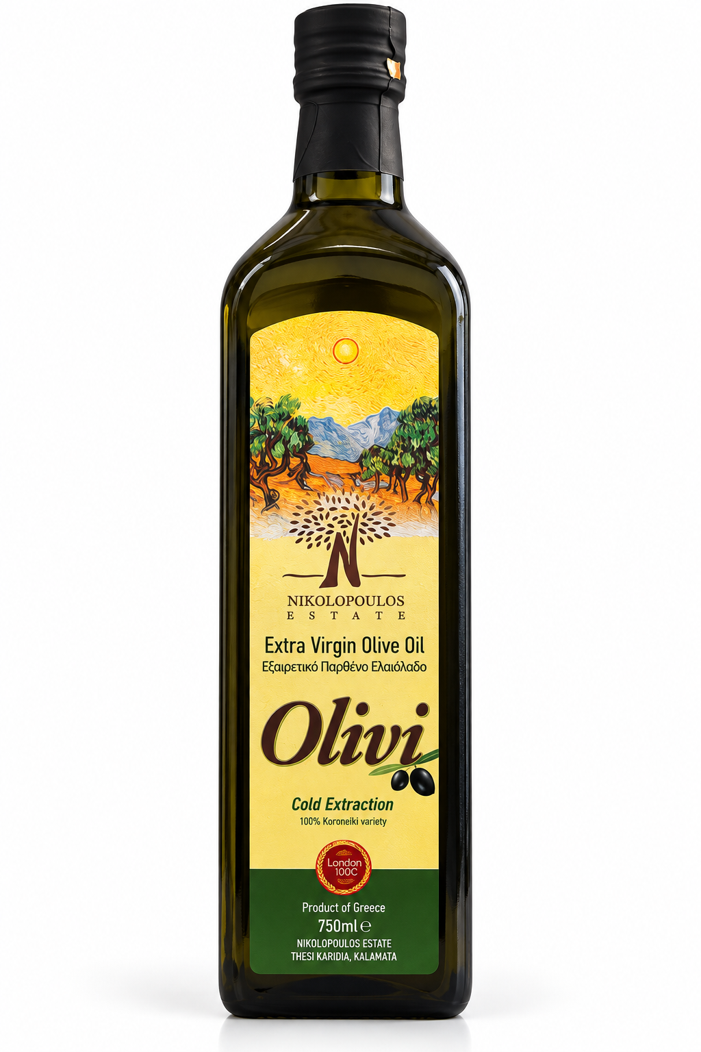 Olivi Extra Virgin Olive Oil Koroneiki 750 ml