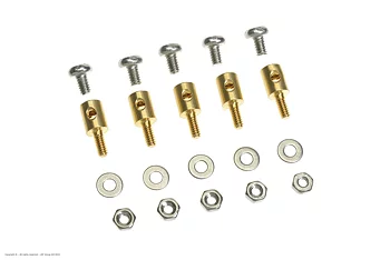 G-Force GF-2174-001 Adjustable Push Rod Connectors - Micro - 5 pcs