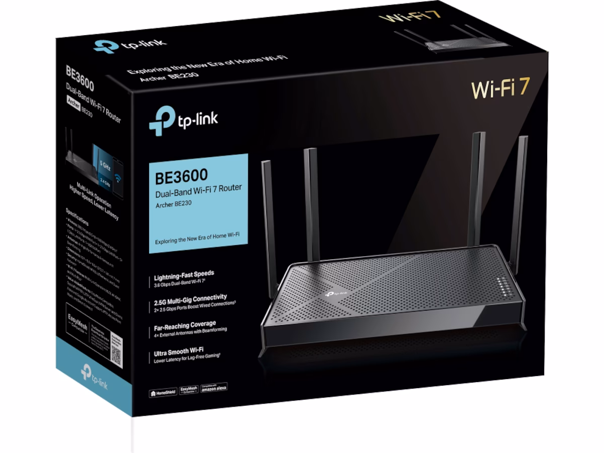 TP-Link Archer BE230 Wifi 7 router   - 5