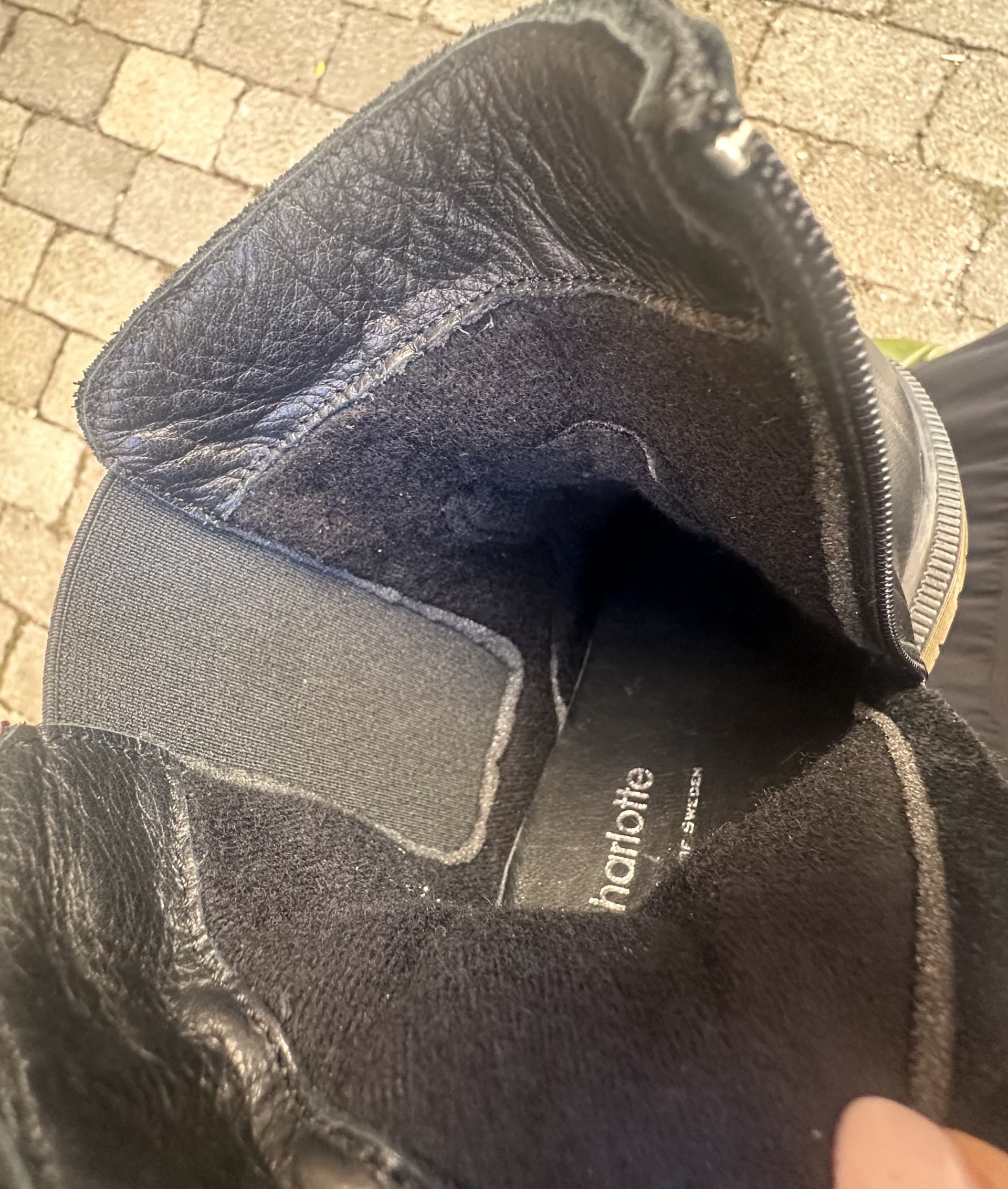Coola Chelsea boots från Charlotte of Sweden, svart - 4