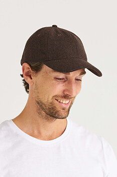  Keps Wool Look  brun One size