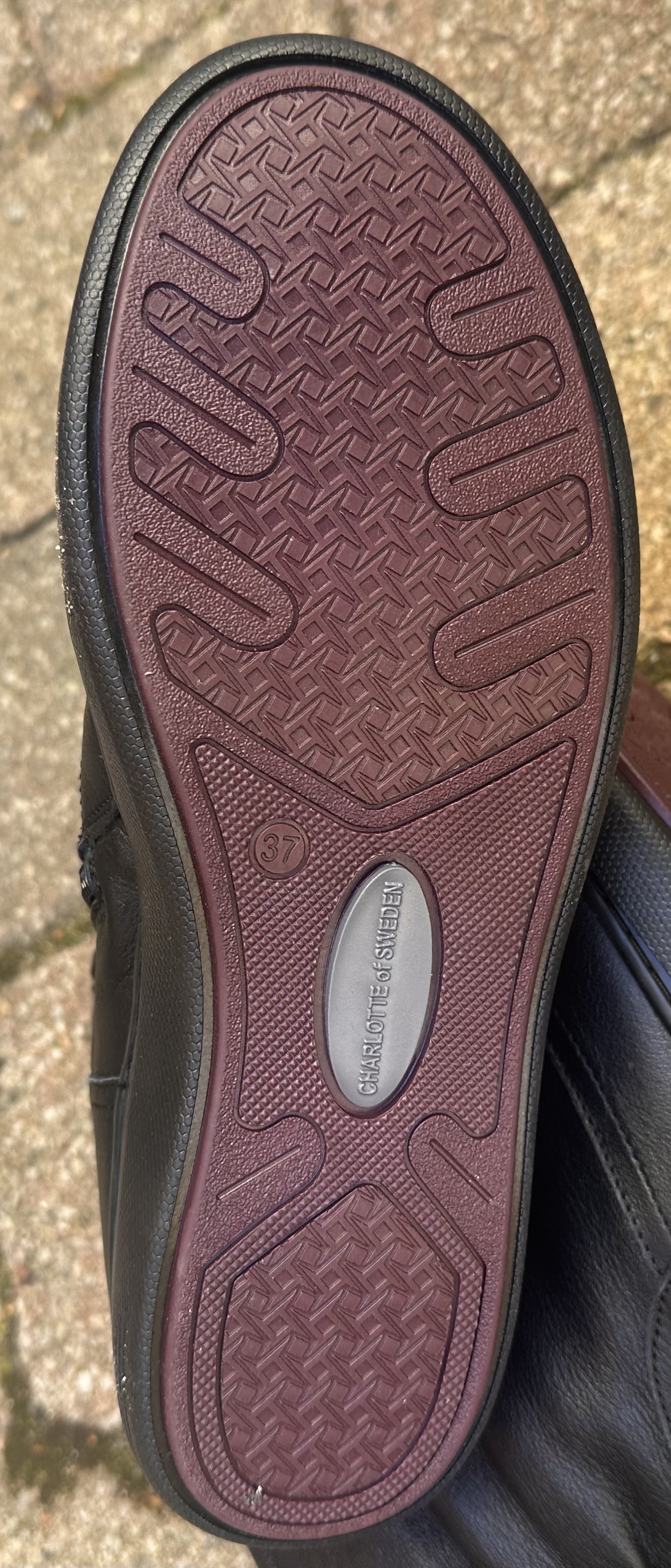 Sköna, fodrade boots från Charlotte of Sweden, svart - 5