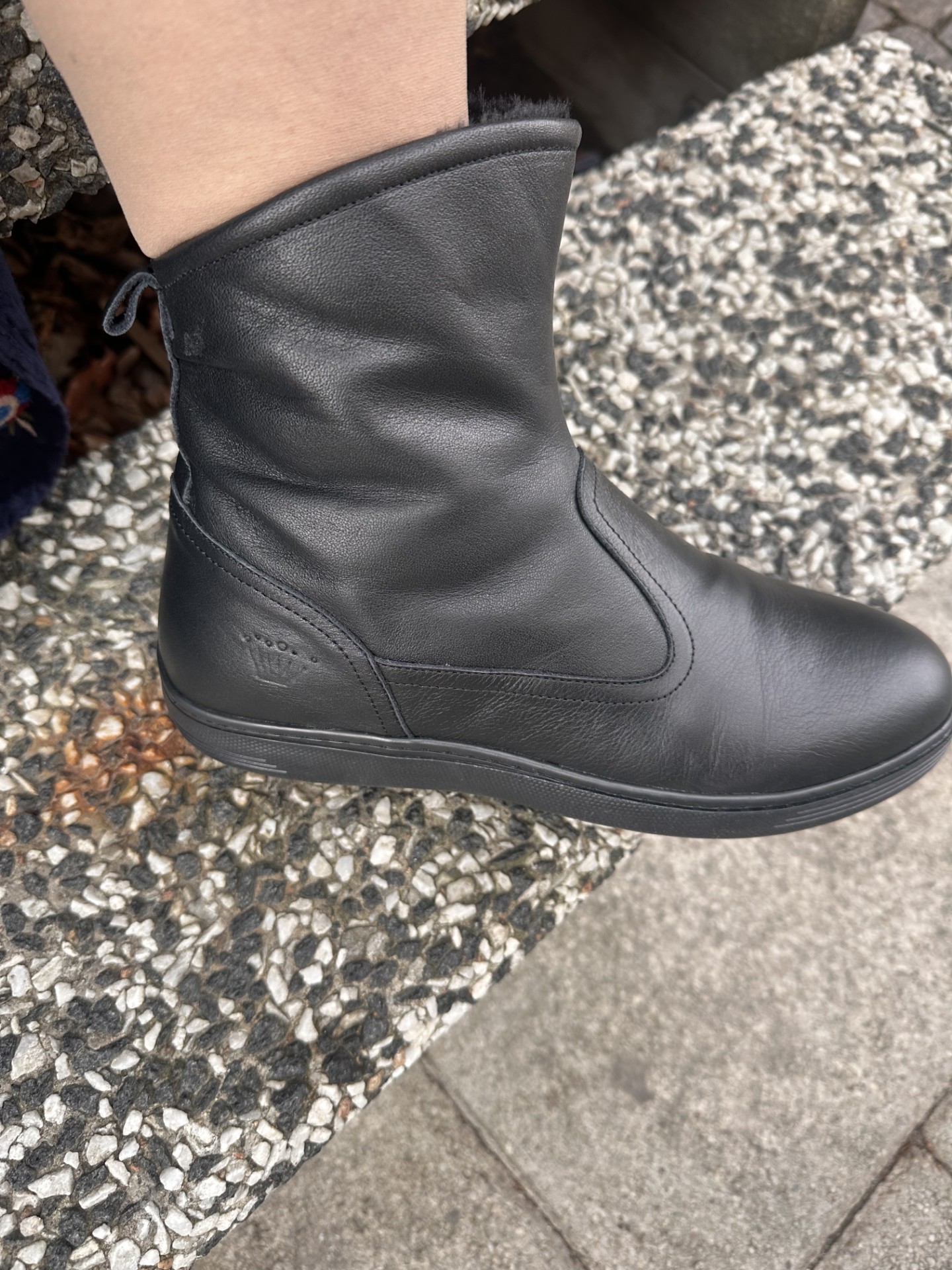 Sköna, fodrade boots från Charlotte of Sweden, svart - 3