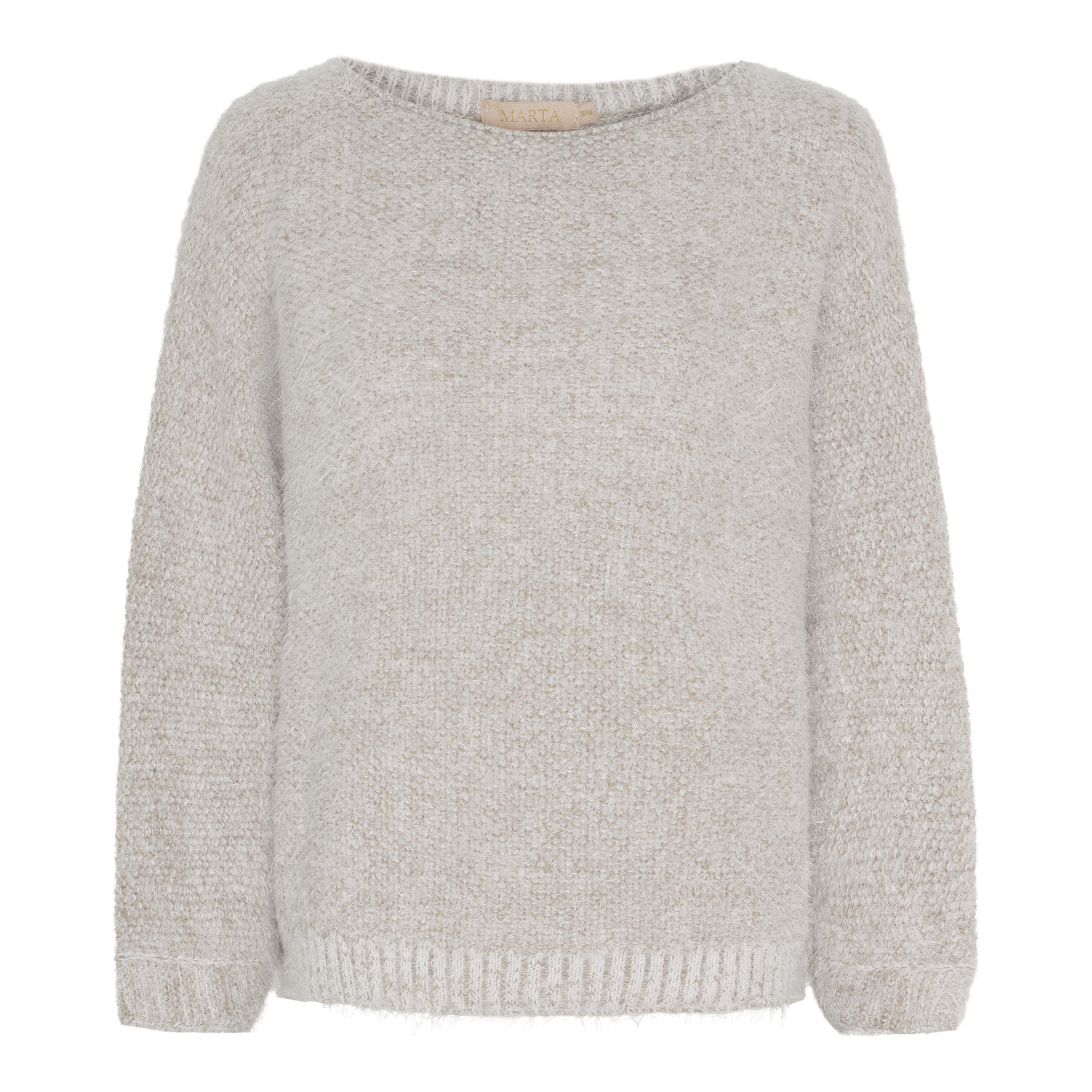 MdcAnouk Knit Fango  Gråbeige Stickad Tröja - 3