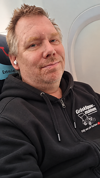 Svart Hoodie Dragkedja Gräsklipparmannens Favorit