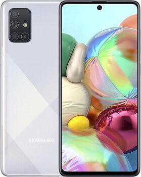 Samsung Galaxy A71 SM-A715F/DS Dual SIM 6GB RAM 128GB - 1 År Garanti Begagnad - Vit