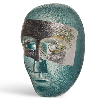 Kosta Boda Brains Look Turquoise/silver