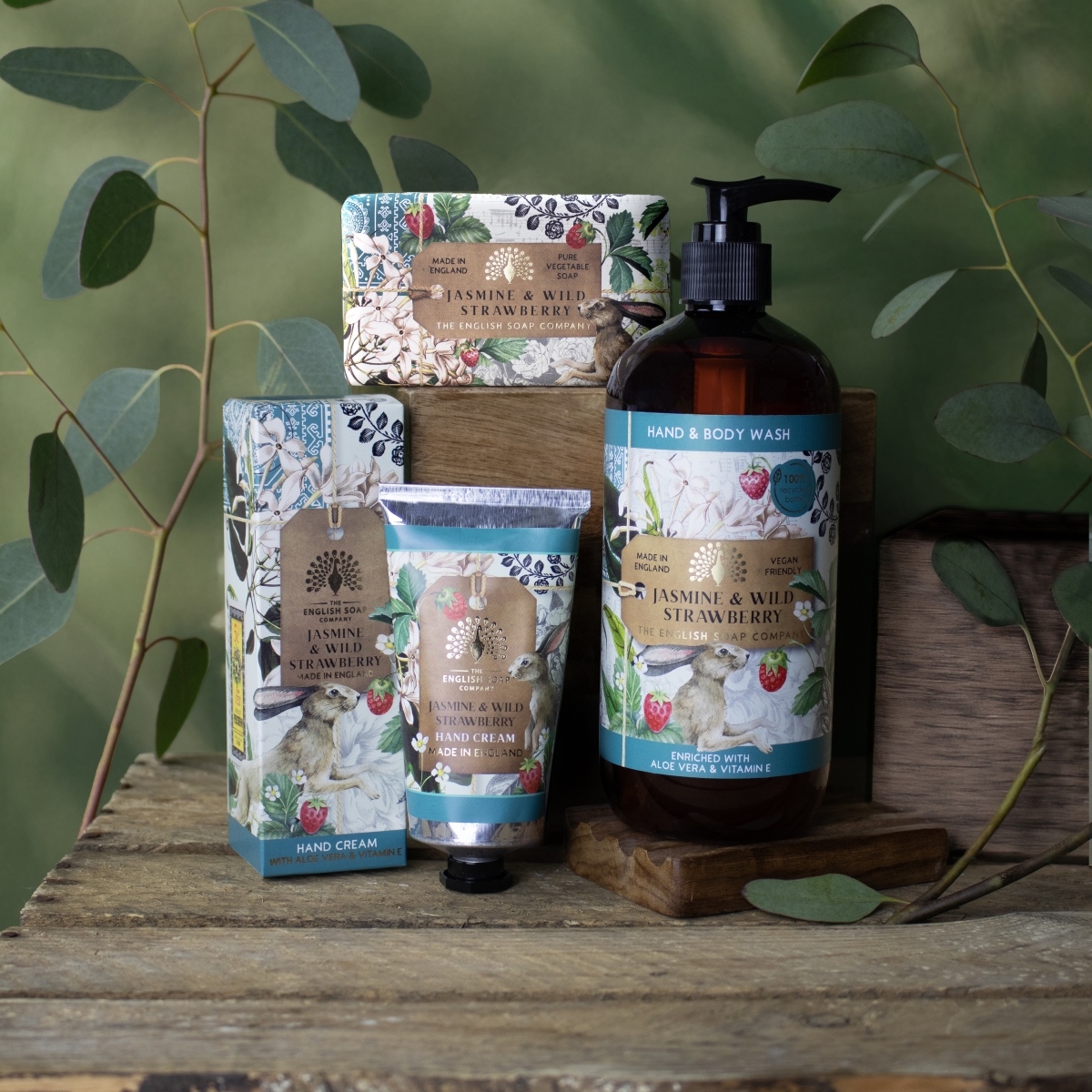 Vinterlyx Jasmine & Wild Strawberry I The English Soap Company