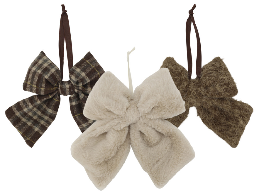 ROSETTER MED UPPHÄNGNING - 3-PACK - BEIGE & MOCCA - 2