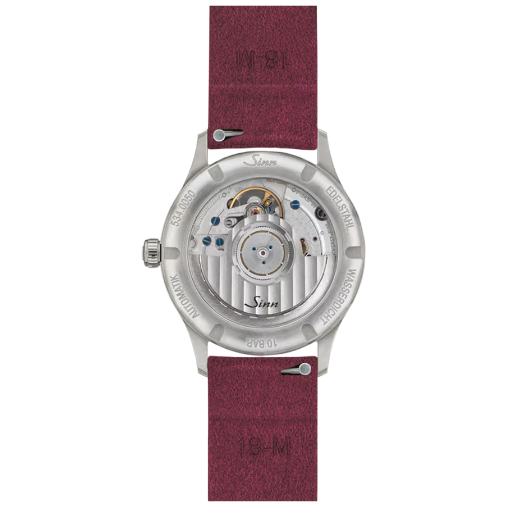 Sinn 534 Mother of Pearl S lila läderband