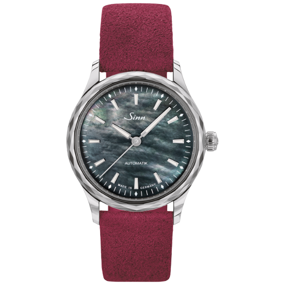 Sinn 534 Mother of Pearl S lila läderband