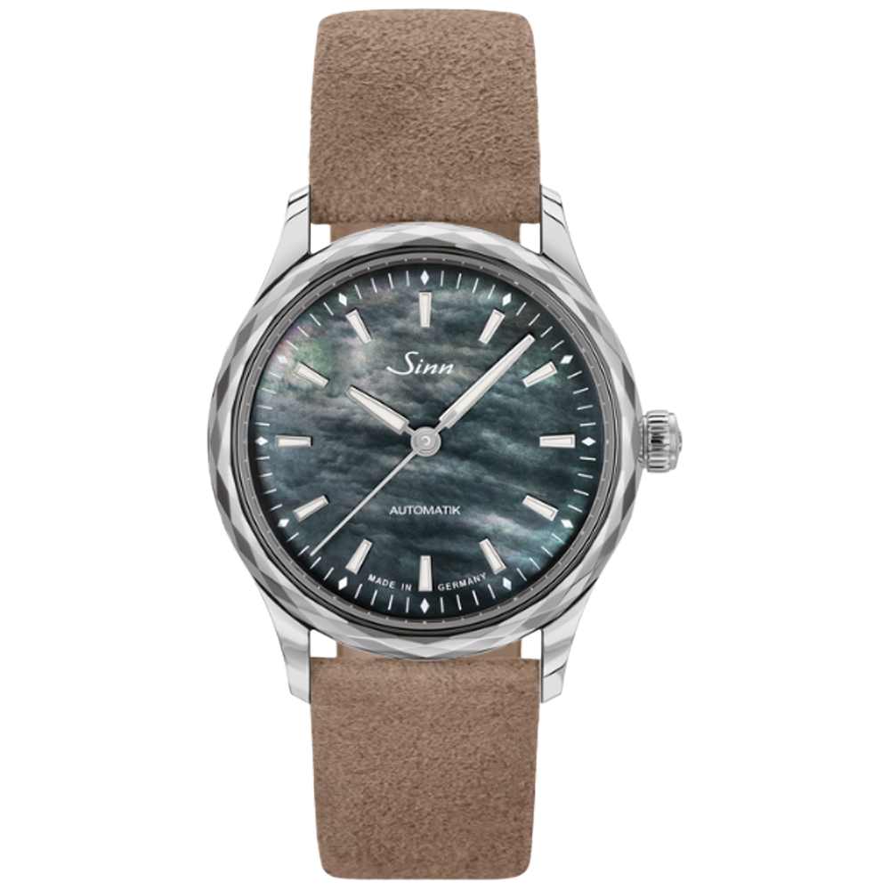 Sinn 534 Mother of Pearl S lila läderband - 2