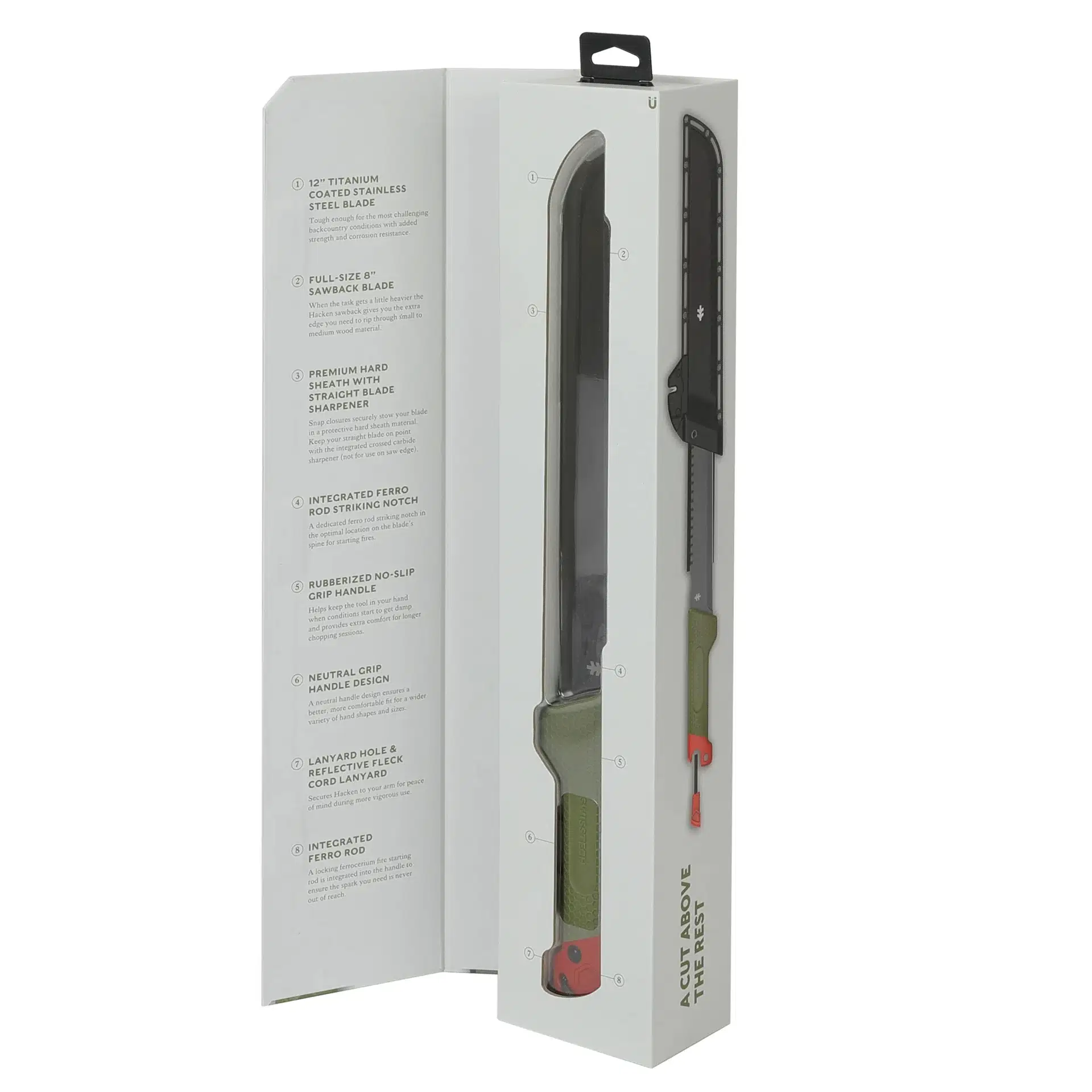 Swisstech Hacken Sawback-machete - 5