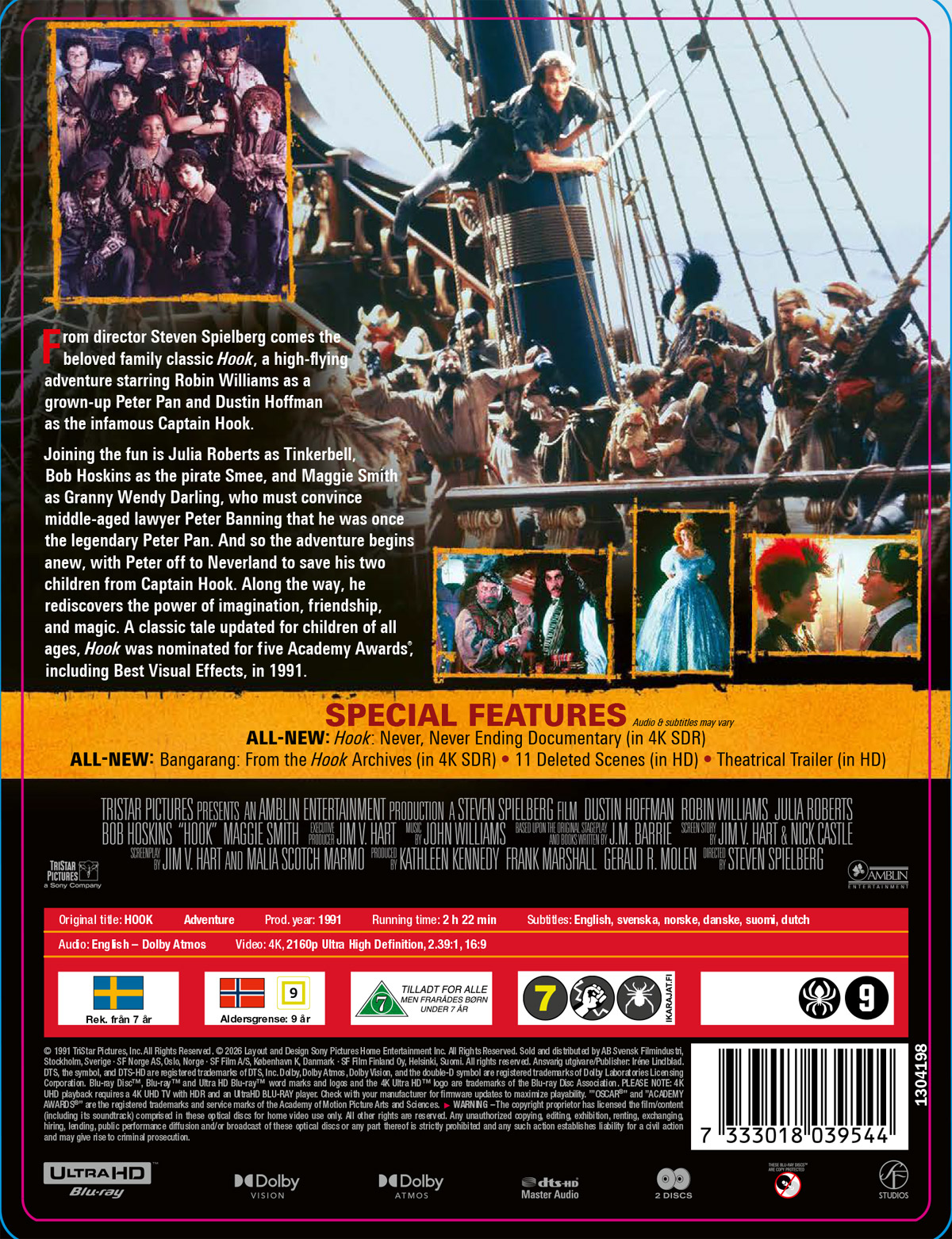 Hook (Limited Edition Steelbook) (4K Ultra HD + Blu-ray) - 2