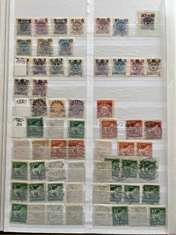 Samling Sverige 1855-1970-tal - 6