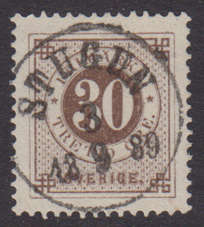 F 47, 30 öre Ringtyp prakt-lyx ⊙