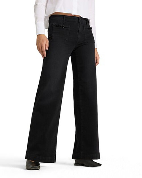 Jeans Ada patched pocket vida ben mörkgrå