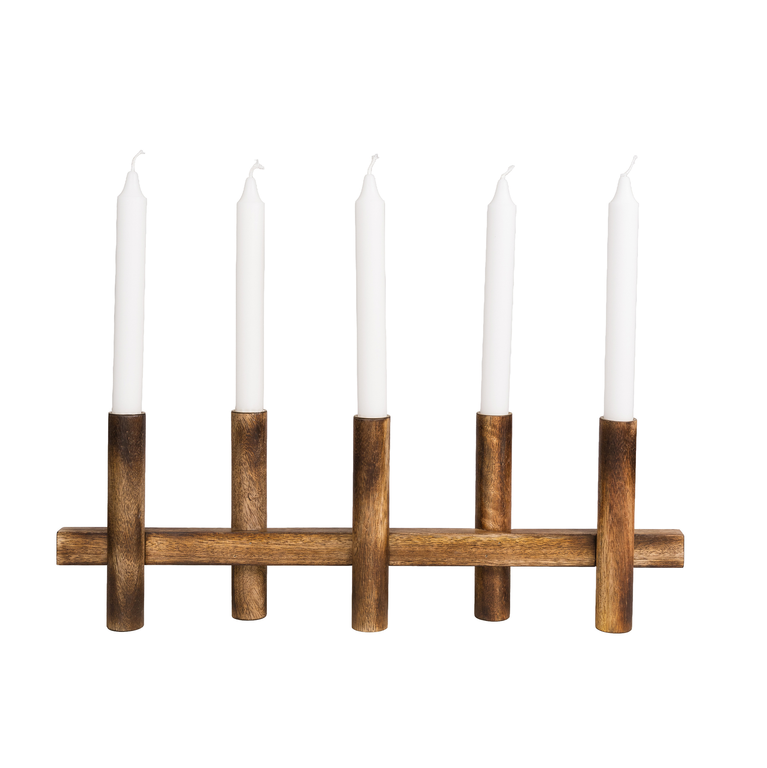 Ljusstake ERNST - Mörkt Trä - 3