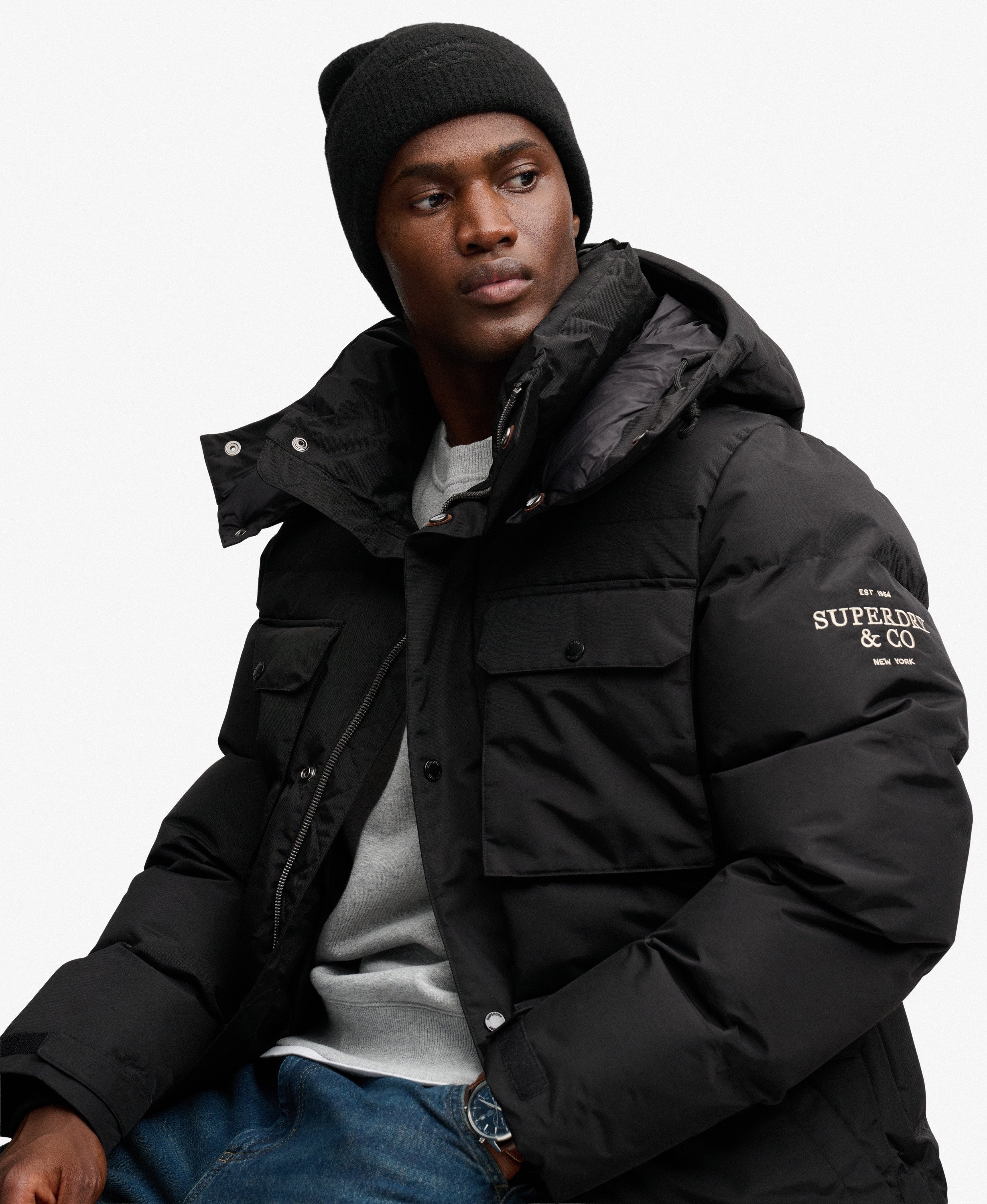 Superdry - Everest Expedition Parka - Black - 3