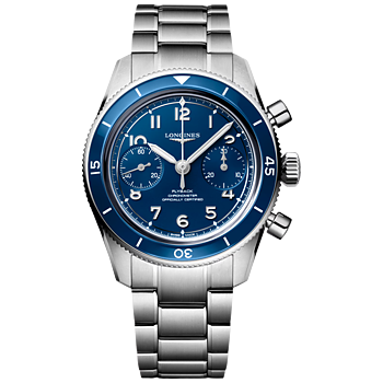 Longines L3.721.4.93.6 Spirit Pilot Flyback 39,5 blå