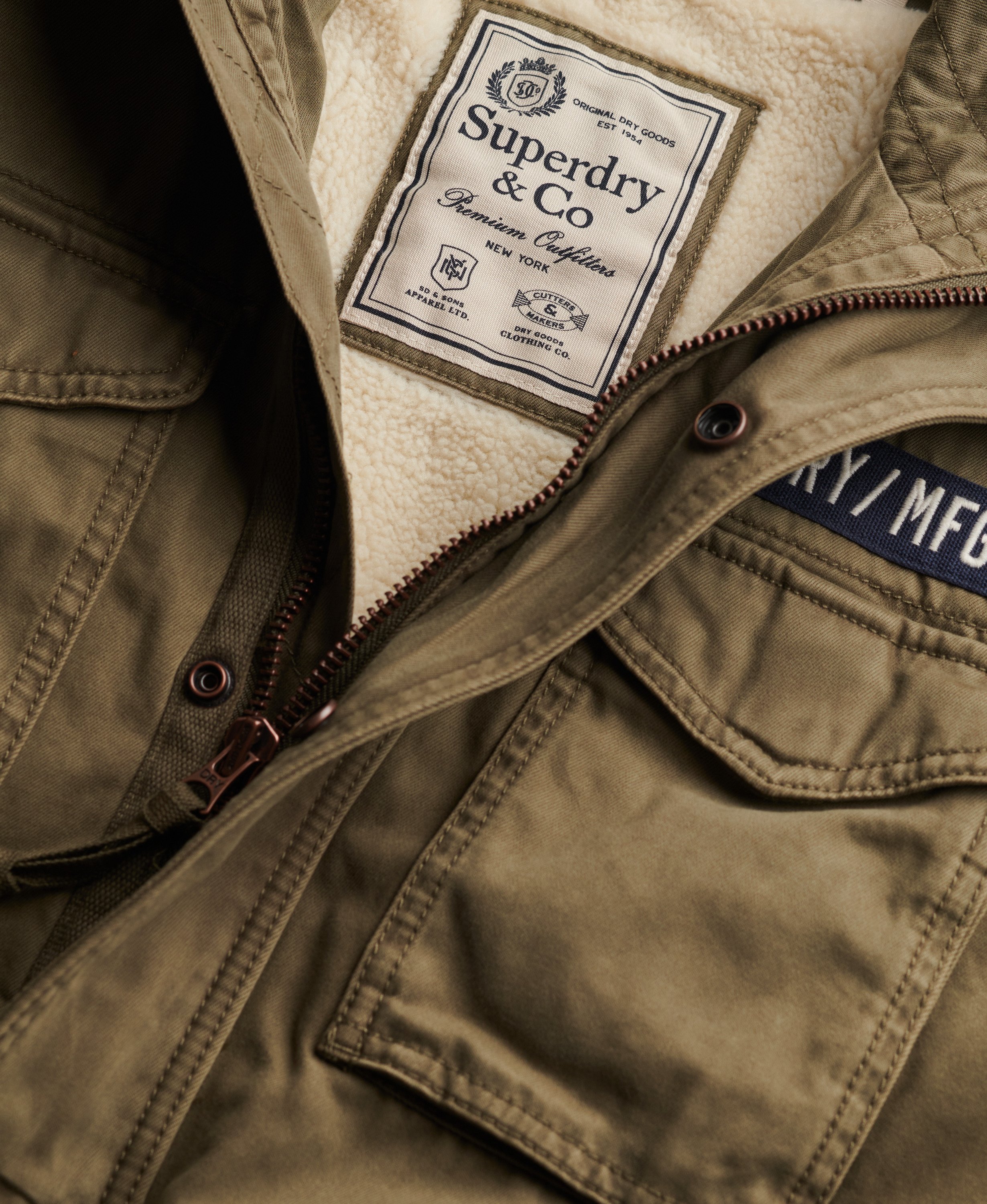Superdry - Military Borg M65 - Washed Khaki - 5