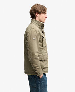 Superdry - Military Borg M65 - Washed Khaki