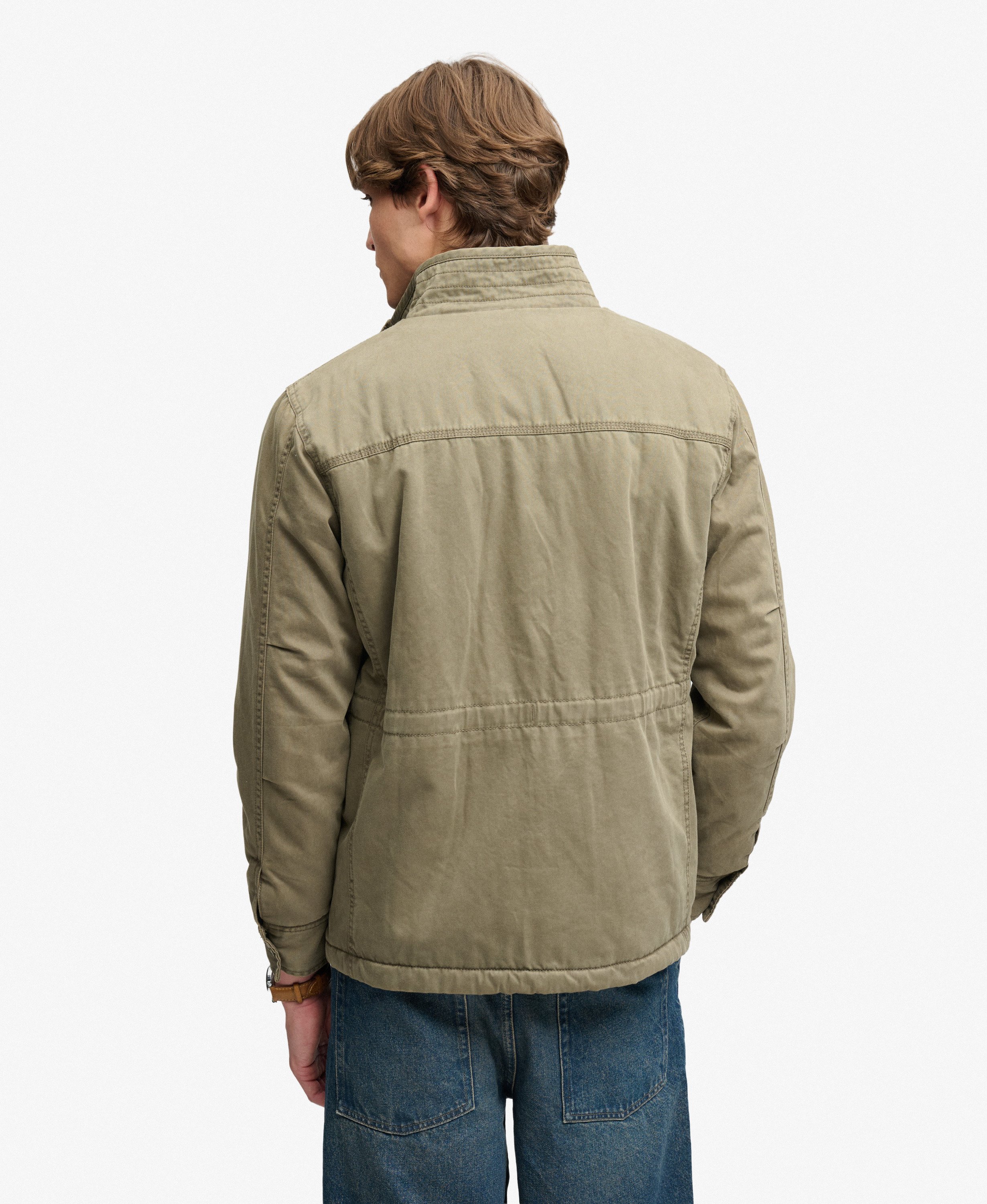 Superdry - Military Borg M65 - Washed Khaki - 3