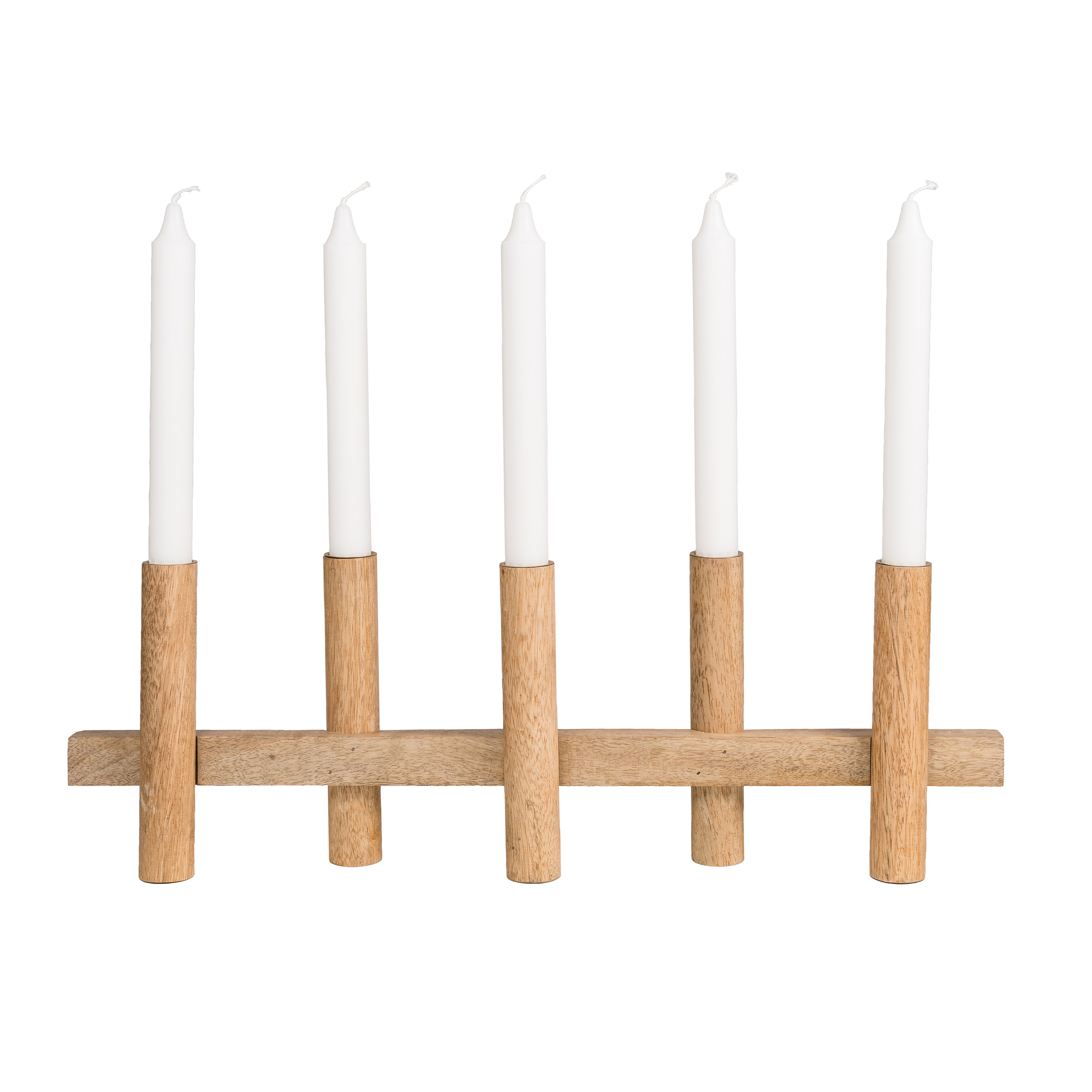 Ljusstake ERNST - Ljust Trä - 3