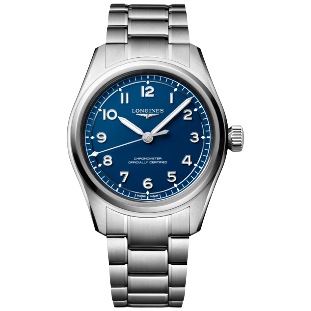 Longines L3.809.4.93.6 Spirit Pilot 39 blå
