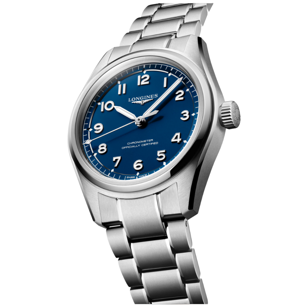 Longines L3.809.4.93.6 Spirit Pilot 39 blå sida