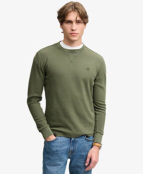 Superdry - Heavy Textured Top - Beetle Green