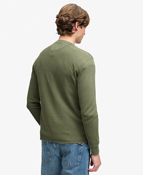 Superdry - Heavy Textured Top - Beetle Green