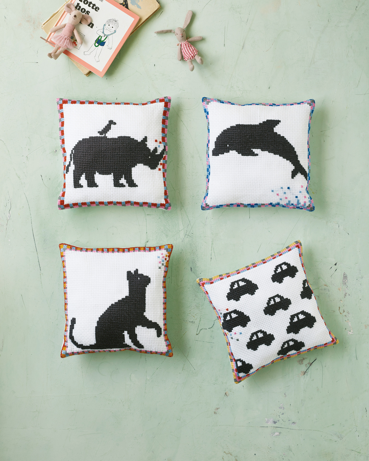 Korsstygn Kudde Easy Stitch