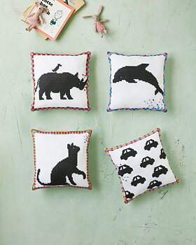 Korsstygn Kudde Easy Stitch