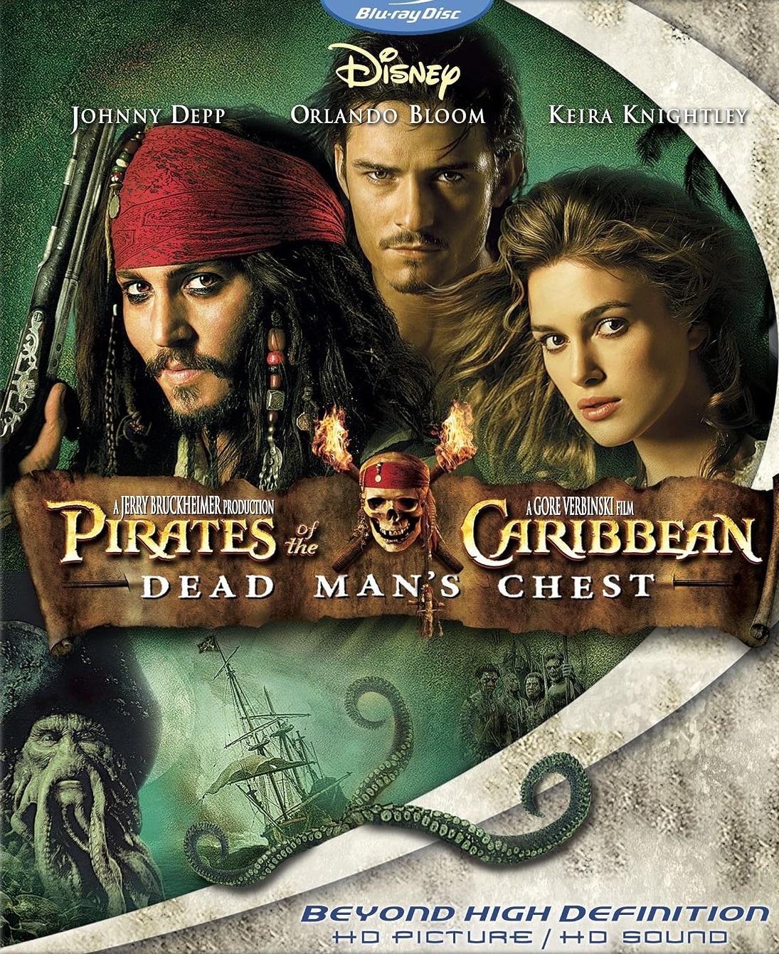 Pirates of the Caribbean - Dead Man's Chest (ej svensk text) (Blu-ray) (Begagnad)